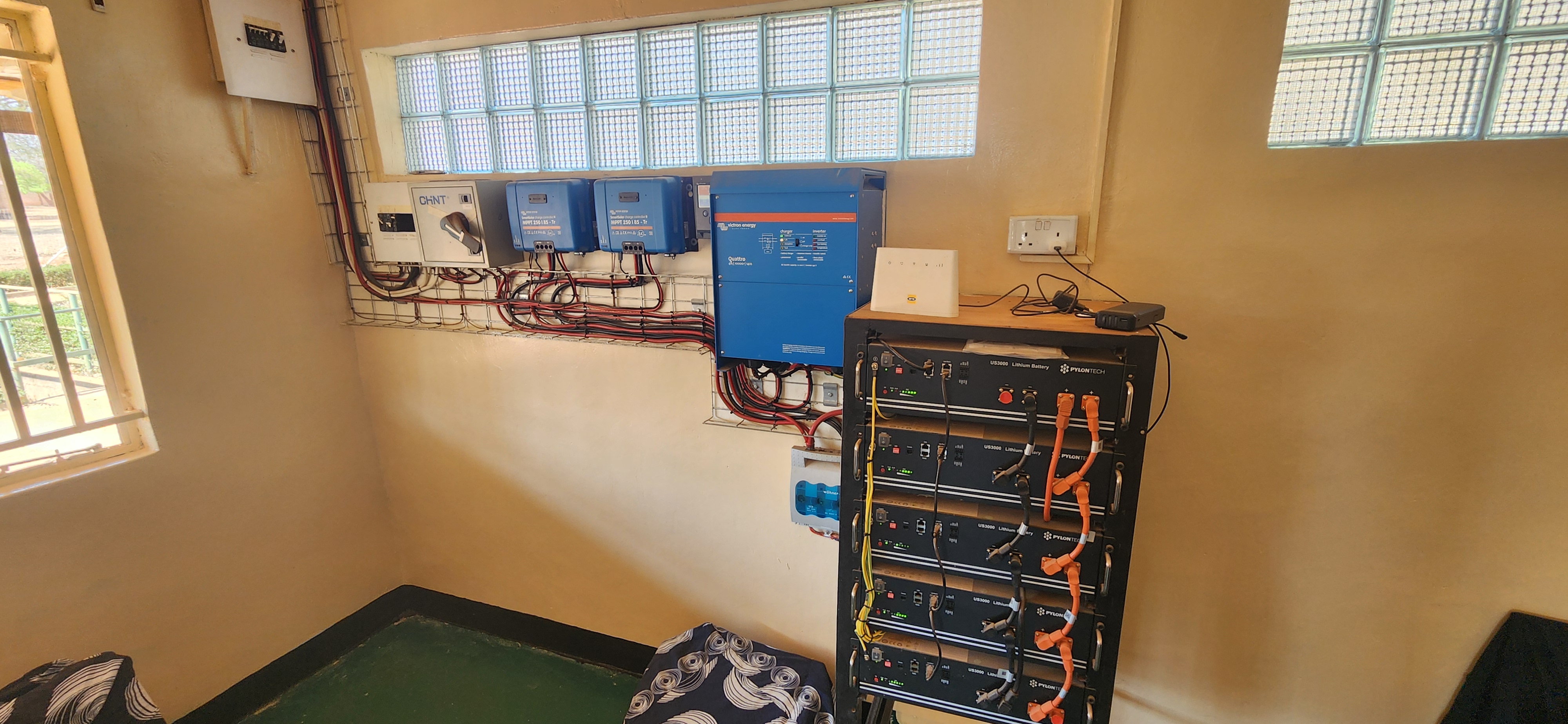 Maintenance of critical delivery battery system for Zambian hospital